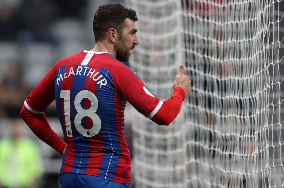 Crystal Palace dealt McArthur blow